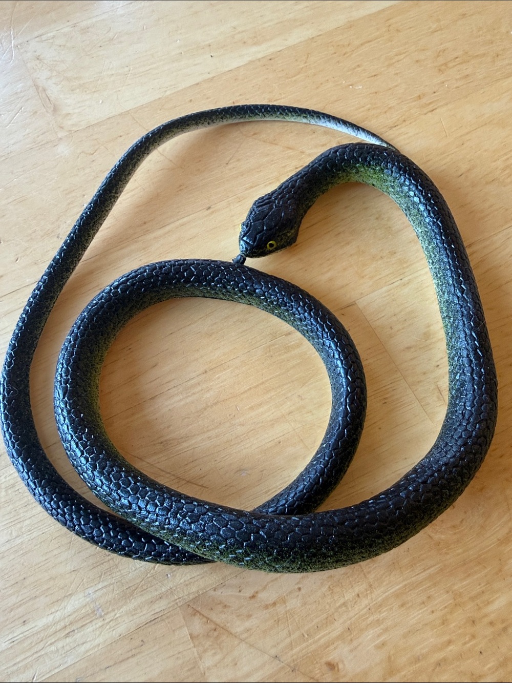 Black and Green Rubber Prank 3' Snake🐍NIB